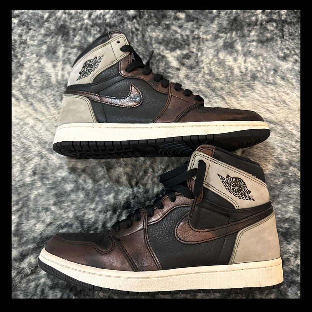 Air Jordan 1 Retro High OG ‘Patina’ Black Brown Sneakers